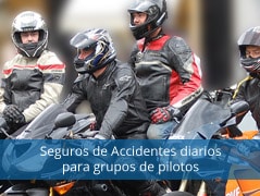 Seguros de Accidentes diarios para grupos de pilotos